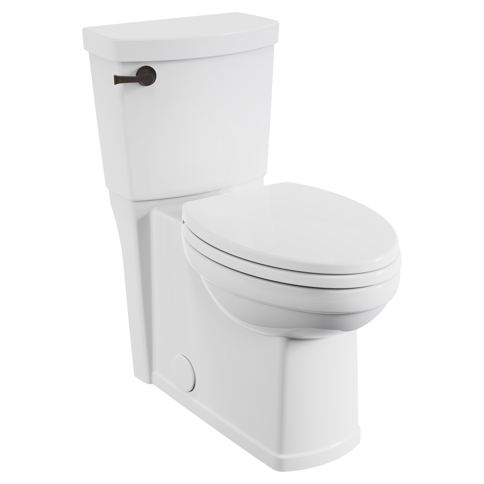 Toilette à jupe EstateMD, deux pièces, 1,28 gpc/4,8 Lpc, hauteur de chaise, avec siège allongé
